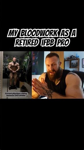 Retired IFBB PRO update + blood work analysis
