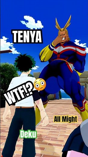 TENYA (I wanna dance with kaachan)... #myheroacademia #mha #allmight #fyp