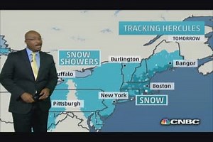 Winter storm 'Hercules' heads to Northeast