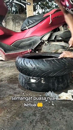 tutorial pasang ban luar PCX manual