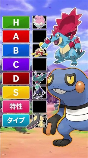 【ポケモン」ポケモンの能力を組み合わせて最強を作れ！ #ポケモン #グレッグル #サーナイト#ヌオー
