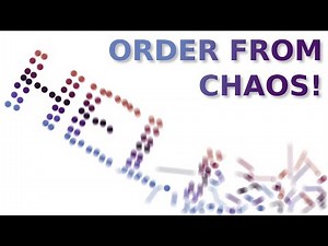 Text Emerges from Chaotic Bouncing Balls