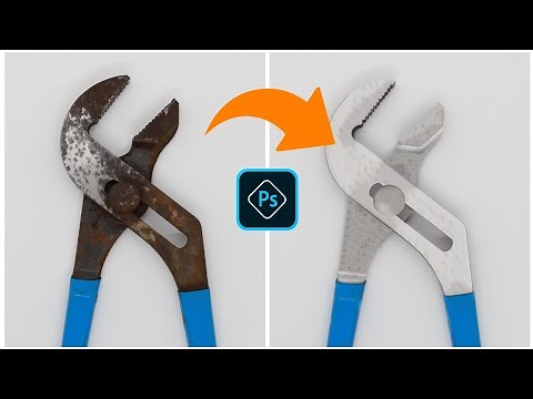 How to Remove Dust, Rust or Scratches with Photoshop / EXTREME Photoshope Manipulation Tutorial