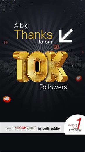 India Auto Show on Instagram: "✨ 10K Strong! ✨ Thanks to each one of you for the love, trust, and support. This milestone wouldn’t be possible without you. The journey has just begun—stay tuned for more! 🙏 #indiaautoshow #eeconventia #autoexpo"