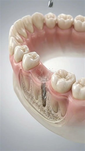 How Modern Dentistry Replaces Missing Teeth in 4 Steps #DentalCare #Implants