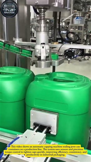 Automatic Jerry Can Cap Sealing Machine | High-Speed Industrial Packaging#shorts #usa