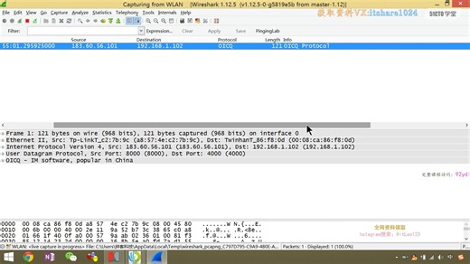 24.UDP协议分析之实验验证