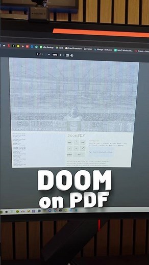 Playing DOOM off a PDF File!