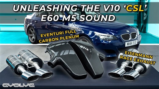 Eventuri Carbon Plenum & Eisenmann Race Uitlaat op een E60 M5 | Brute V10 Sound!