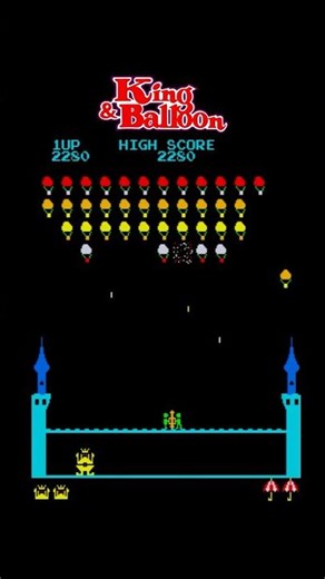 King & Balloon 02 – Classic Arcade Gameplay#shorts