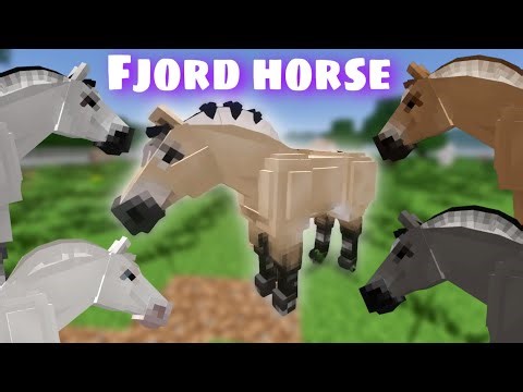 WSZYSTKIE MAŚCI KONI FIORDZKICH W MINECRAFT!