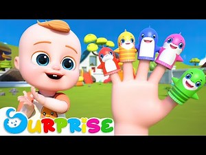 Tiburón Bebé 🦈 (Baby Shark) | Baile del Tiburón Bebé | Surprise Baby Canciones Infantiles