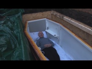 VIDEO: Dublin man to spend three days buried alive in coffin