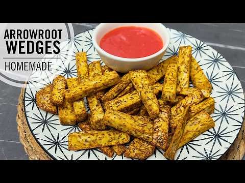 Delicious Baked Arrowroot Fries - Healthy & Crispy Snack Recipe