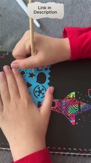 Magic Scratch Art Kit for Kids 🎨 Rainbow Drawing Fun! #ScratchArt #KidsArt #ArtForKids