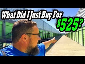 What did I just buy for $525 at the abandoned storage locker auction?