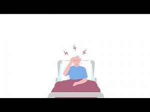 Animated elderly patient character