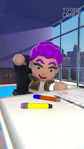 Math Test (KPop Demon Hunters Animation) #shorts