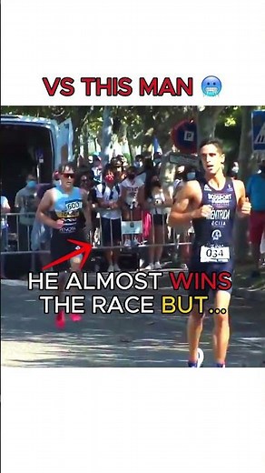 Two Runners. Two Choices. One HUGE Difference 😳 #trackandfield #sportmanship #marathon