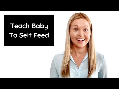 How To Teach Baby To Self Feed Using A Spoon & Fork