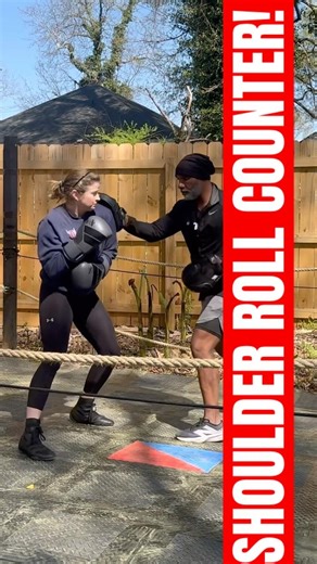 THE PHILLY SHELL DEFENSE & SHOULDER ROLL COUNTER! #boxing #padwork #phillyshell