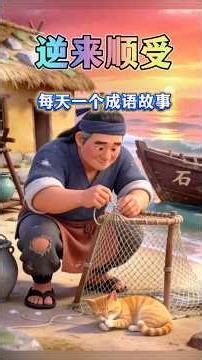 每天一个成语故事《逆来顺受》对恶劣的环境、不公平的对待、别人的欺负，不反抗、不抱怨，默默忍受、顺从接受。 #故事分享 #故事頻道