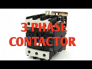 How to check 3 phase contactor along with explaination.