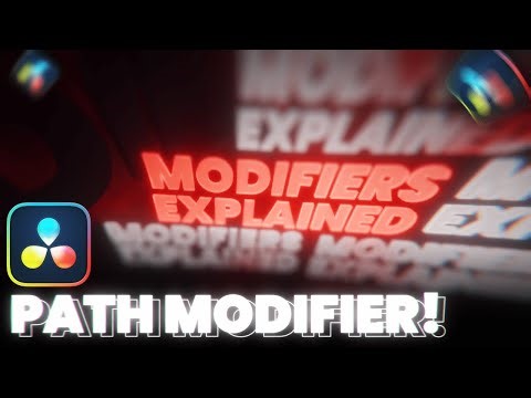 Path Modifier in Fusion Explained | Davinci Resolve | Fusion Studios.