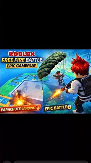 Roblox Free Fire Gameplay 🔥 | Amazing Battle & Survival #freefire