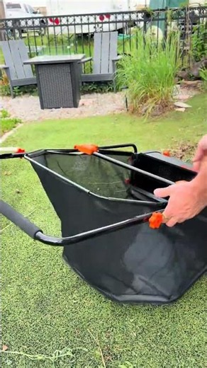 Effortless Yard Work with VEVOR Lawn Sweeper #lawnsweeper #yardwork #summerwins
