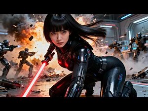 Epic action film: Cyborg warrior travels back, battles cyber assassins to save humanity