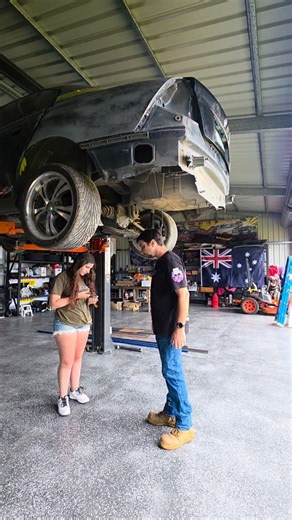 PHOENIX GTS - Burnout Car - Matt McCabe on Instagram: "Its along road stripping and removing all those random parts from factory that are plastic or in the way 🤣 but starting to get the hang of it all #daddydaughter #build #car #burnout #motorsport"