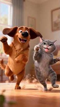 Zoomies! 🐶⚡🐱 | Dog & Cat Fast Dance Song | Happy Paws Party