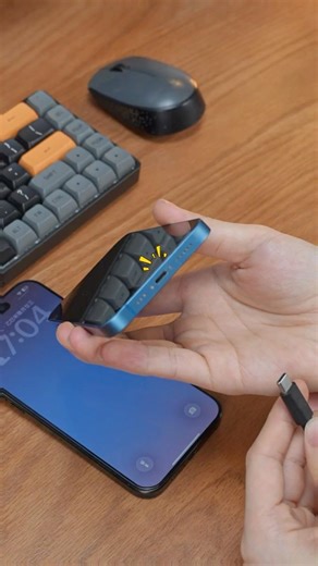 Can't the Type-C data cable from my new phone charge my old phone? #techkhunta #appleaccessories