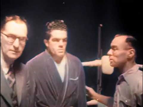 SAVAGE BATTLE! Gus Lesnevich vs Freddie Mills I - 1942 Colorized