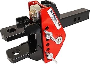 Shocker Impact Cushioned Clevis Pin Ball Mount, Fits 2" Hitch