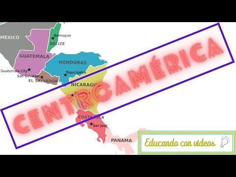 Países de Centroamérica | CONTINENTE AMERICANO | Países de América para Niños | América Central.
