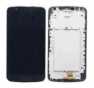 LCD with Touch Screen for LG K10 16GB - Gold (display glass combo folder)