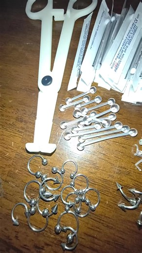 get this piercing kit today from the TikTok shop. it's clean, safe and effective. You will get multiple jewelry options and multiple gauge options. #tiktokshop #tiktokshopaffiliate #piercingtok #piercings #piercing