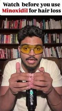 💇 ♂️ Hair fall Doctor given minoxidil understand it!Minoxidil isn’t magic — it’s science in a