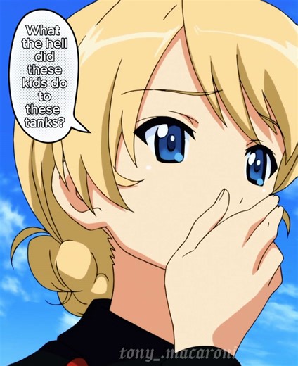 Darjeeling 😼 #girlsundpanzer #garupan #gup #darjeeling #stgloriana