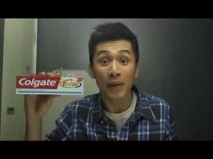 Get your 12-hour protection with Colgate Total!