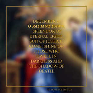 Today begins the "O Antiphons" of Advent https://hubs.la/Q01w56H00 "The Roman Church has been singing the "O" Antiphons since at least the eighth century. They are the antiphons that accompany the Magnificat canticle of Evening Prayer from December 17-23. They are a magnificent theology that uses ancient biblical imagery drawn from the messianic hopes of the Old Testament to proclaim the coming Christ as the fulfillment not only of Old Testament hopes, but present ones as well. Their repeated us