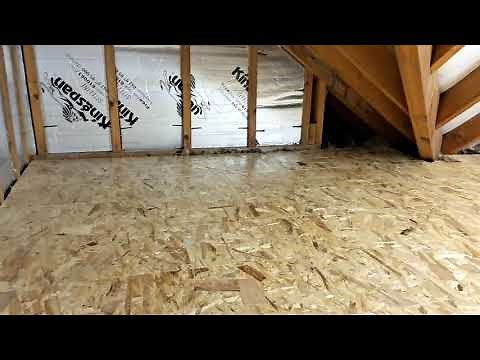 Loft boarding using OSB board