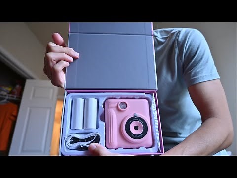 $30 Printing Camera UNBOXING & Walkthrough | Vivitar Instaprint 📸 Pictures, Videos, & Games 👾
