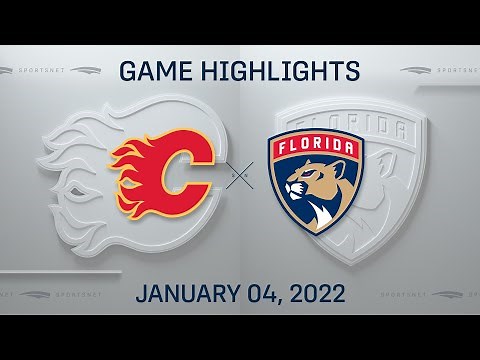 NHL Highlights | Flames vs. Panthers - Jan. 4, 2022