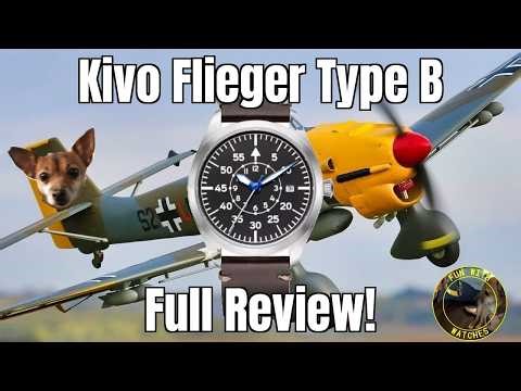 Kivo Flieger Type B Automatic Watch Review!
