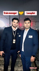 Train manager 🤝 Locopilot ❣️ #job #railway #locopilot #trainmanager #duty | RailPilot Ravi