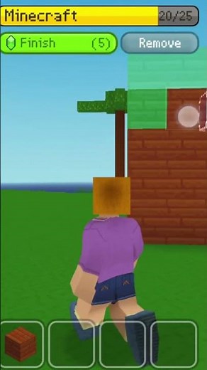 Block craft 3D Making Minecraft logo #blockcraft3d #gamingshorts #minecraftshorts