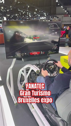 Gran Turismo & Fanatec au salon de l'auto à Bruxelles Expo #automobile #granturismo #simracing
